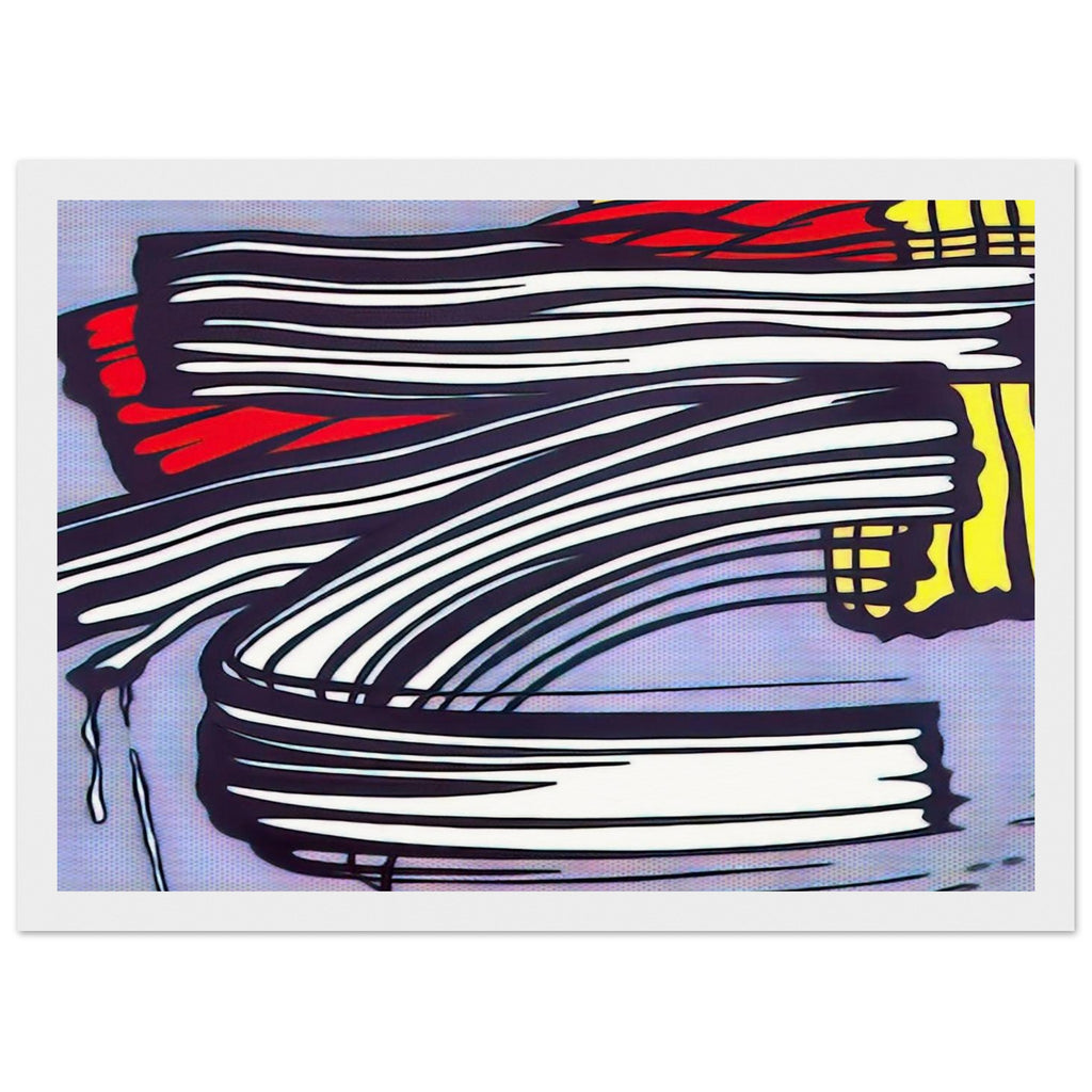 LITTLE BIG PAINTING 1965 Framed Poster | Roy Lichtenstein Framed Prints Wall Art | Roy Lichtenstein Shop