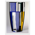 GLASS IV 1977 Framed Poster | Roy Lichtenstein Framed Prints Wall Art | Roy Lichtenstein Shop