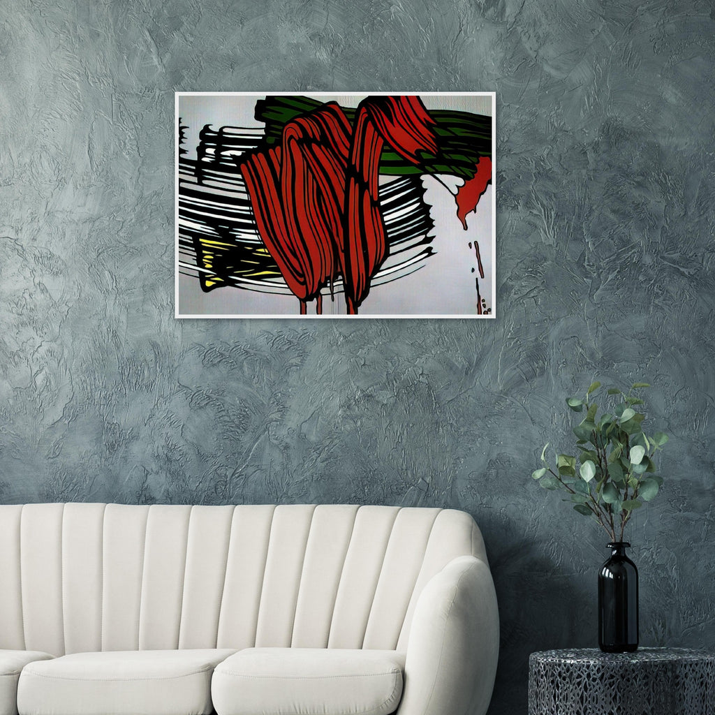 BIG PAINTING NO 6 1965 1 Framed Poster | Roy Lichtenstein Framed Prints Wall Art | Roy Lichtenstein Shop