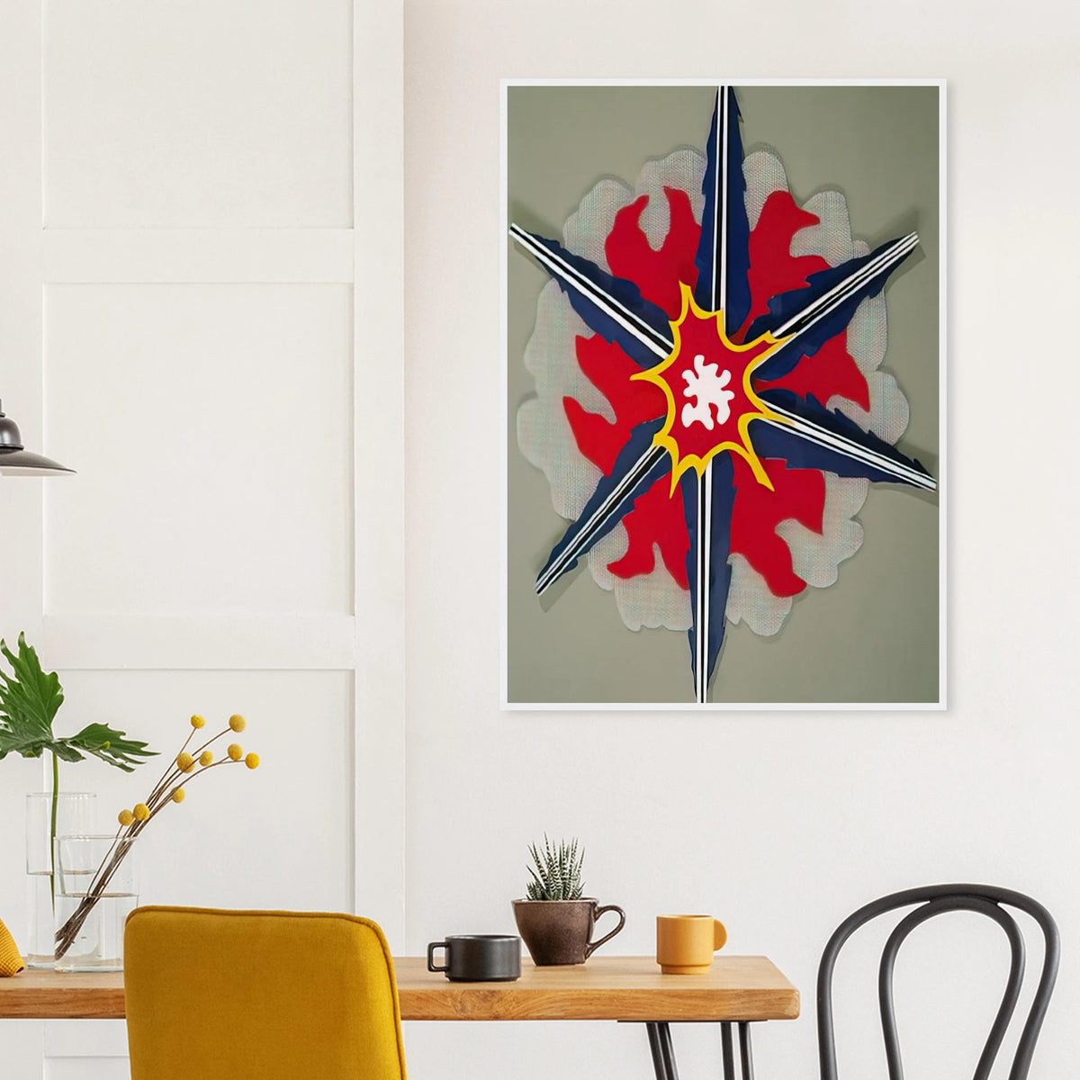 WALL EXPLOSION II 1965 Framed Poster | Roy Lichtenstein Framed Prints Wall Art | Roy Lichtenstein Shop