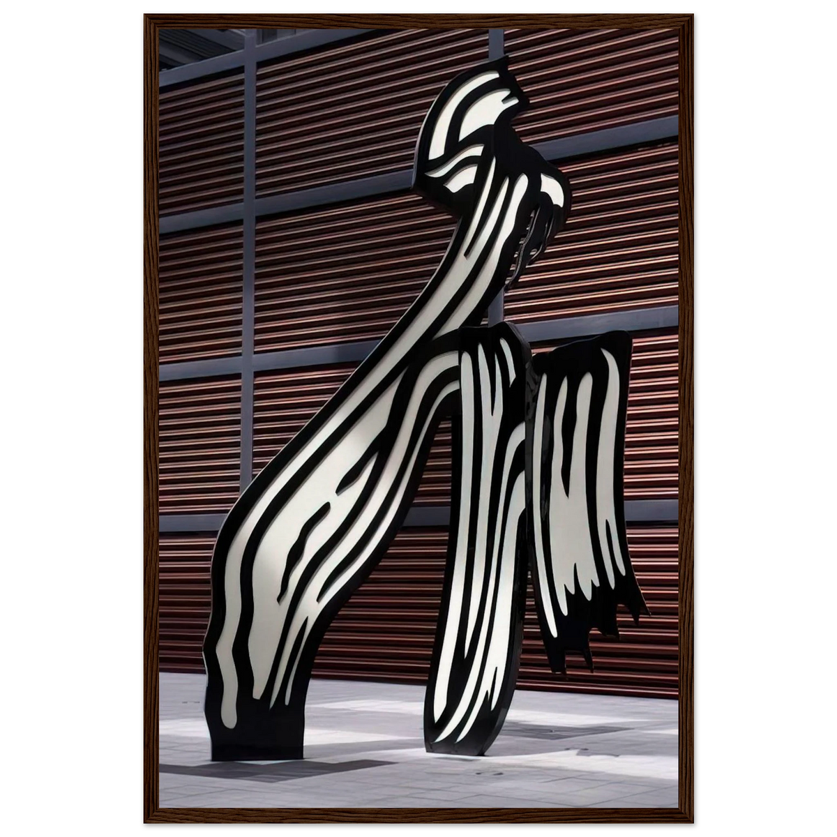 BRUSHSTROKE 1996 Framed Poster | Roy Lichtenstein Framed Prints Wall Art | Roy Lichtenstein Shop