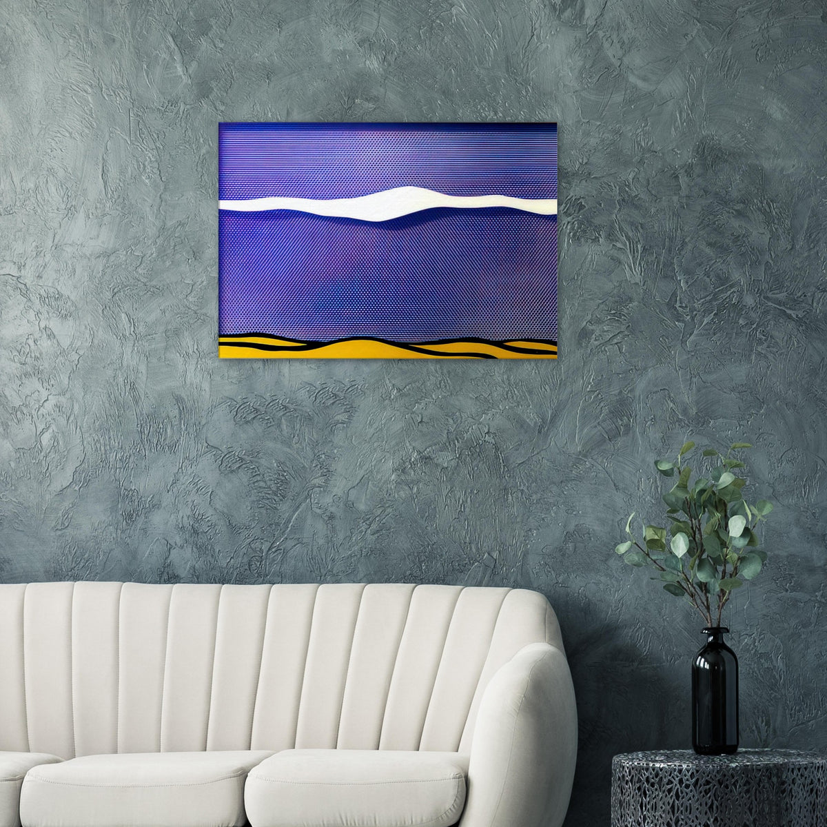 ARCTIC LANDSCAPE 1964 Canvas | Roy Lichtenstein Canvas | Roy Lichtenstein Shop