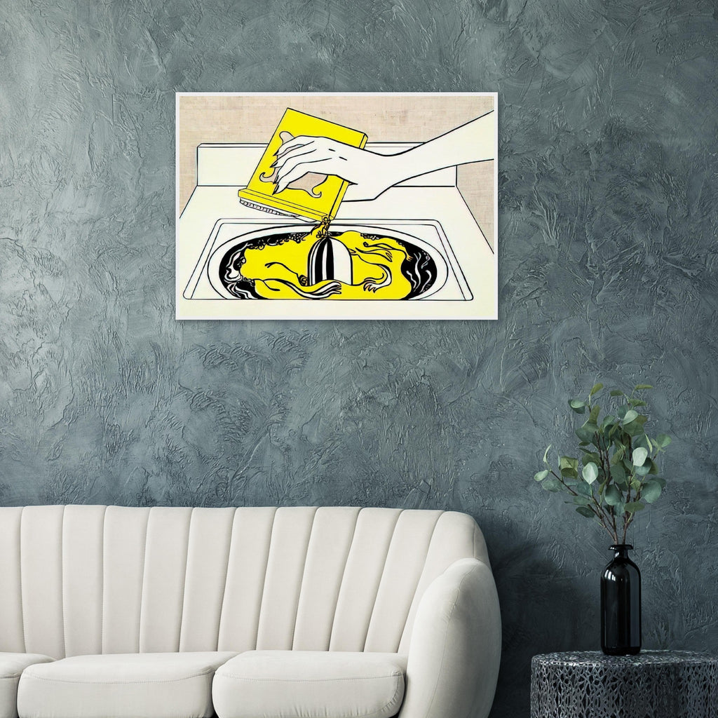 WASHING MACHINE 1961 Framed Poster | Roy Lichtenstein Framed Prints Wall Art | Roy Lichtenstein Shop