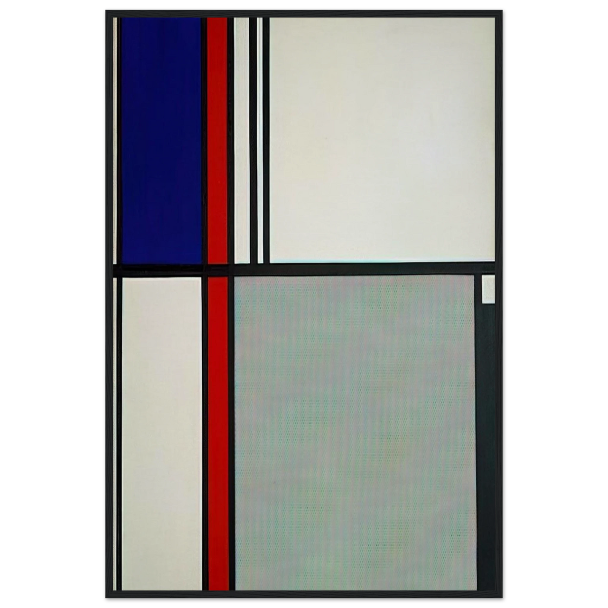 NONOBJECTIVE II 1964 Framed Poster | Roy Lichtenstein Framed Prints Wall Art | Roy Lichtenstein Shop