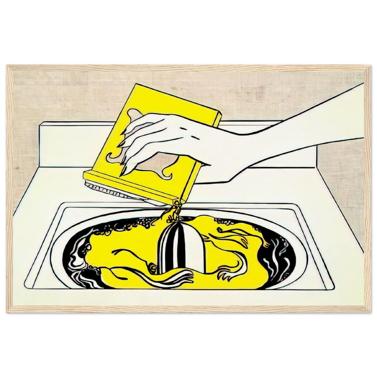 WASHING MACHINE 1961 Framed Poster | Roy Lichtenstein Framed Prints Wall Art | Roy Lichtenstein Shop