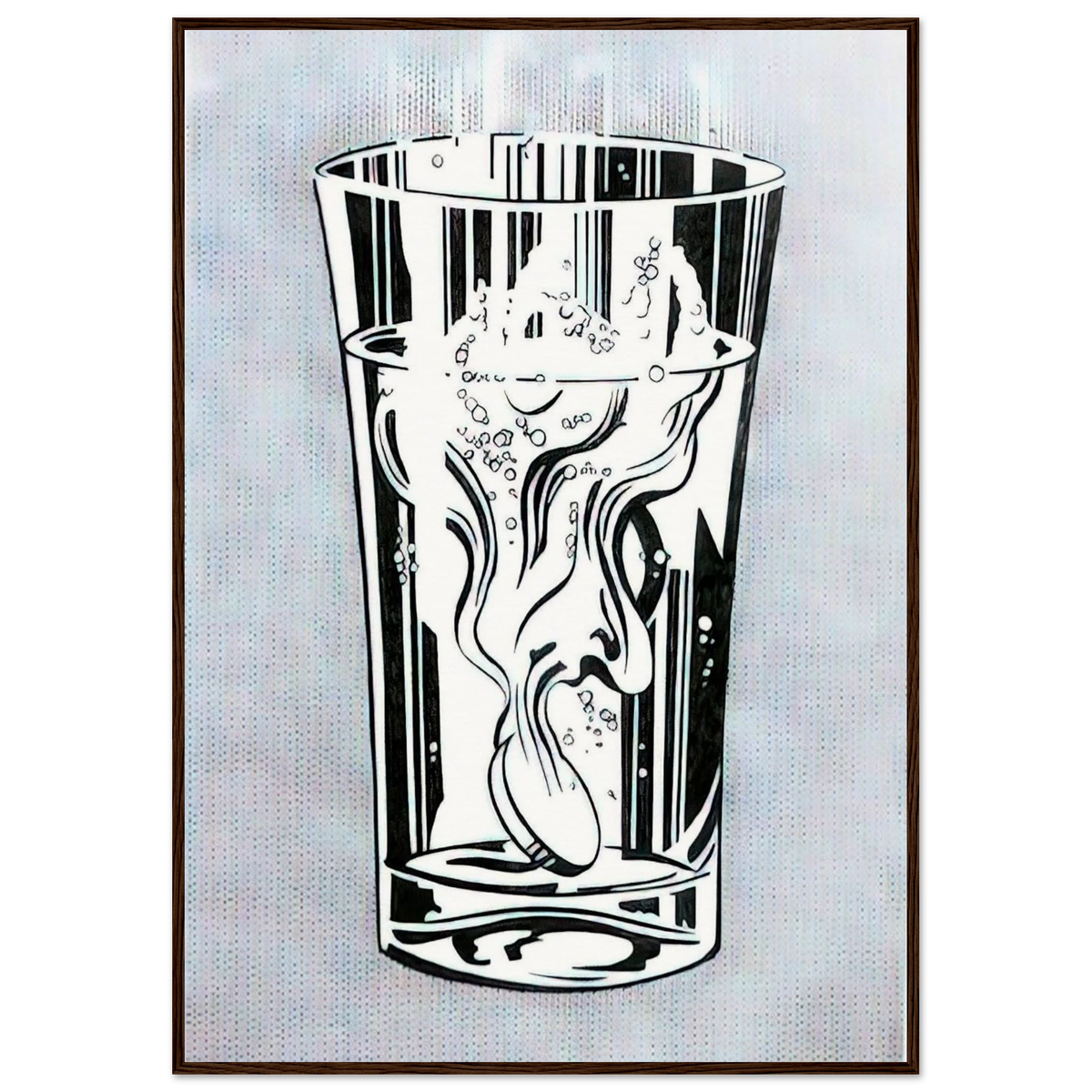 ALKA SELTZER 1966 Framed Poster | Roy Lichtenstein Framed Prints Wall Art | Roy Lichtenstein Shop