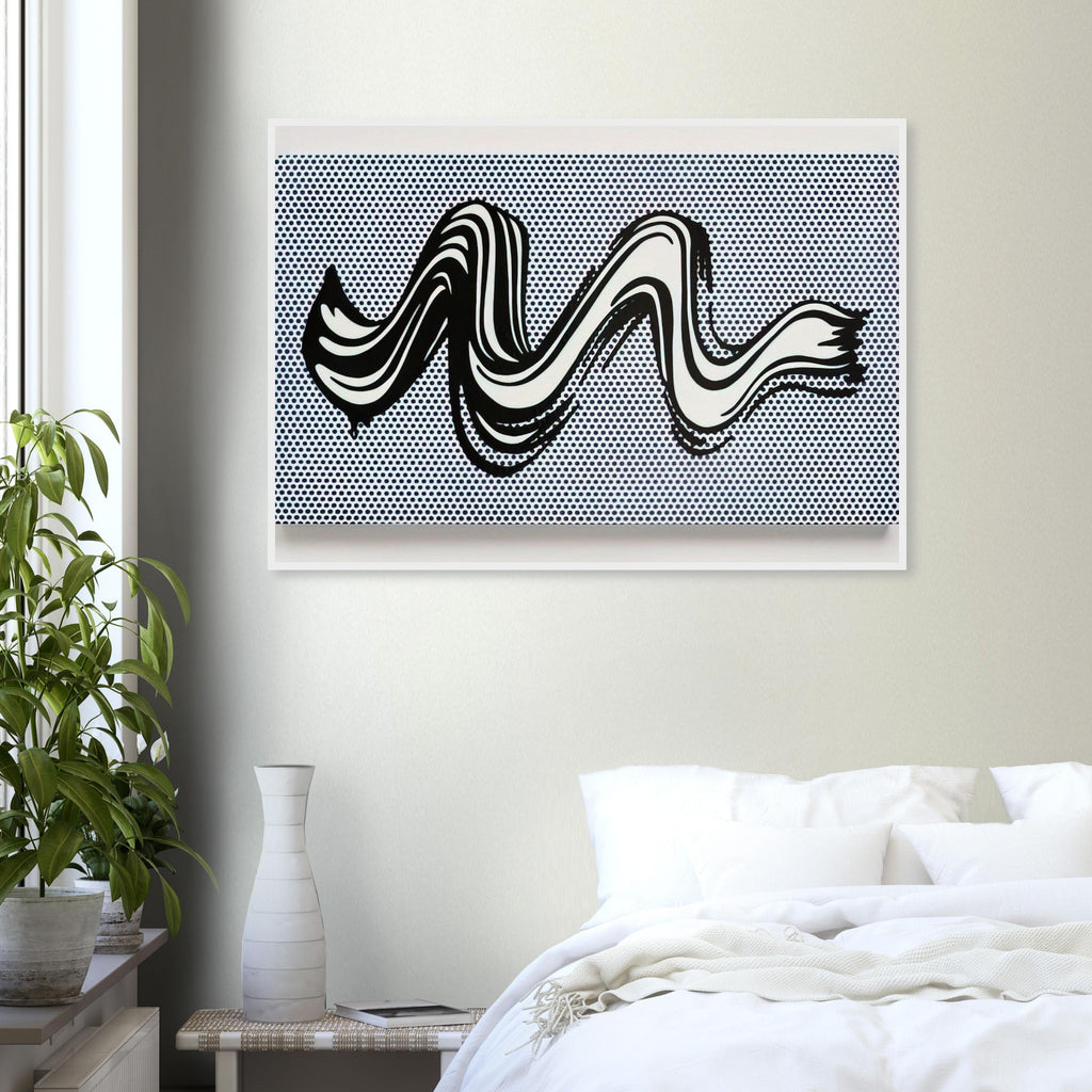 BRUSHSTROKE 1965 Framed Poster | Roy Lichtenstein Framed Prints Wall Art | Roy Lichtenstein Shop