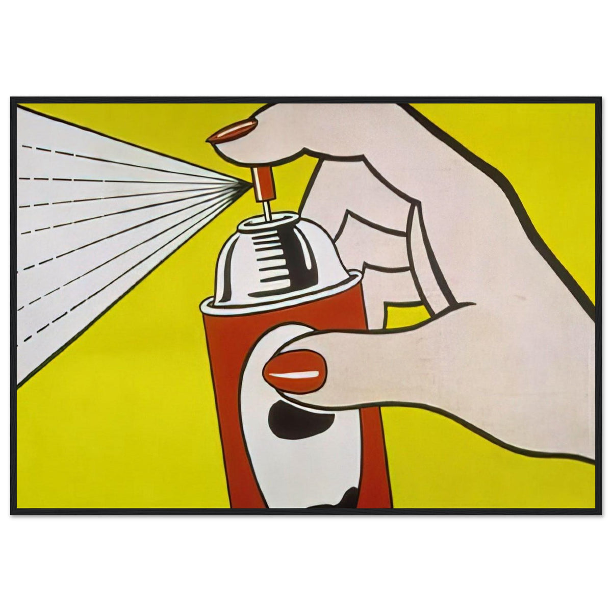SPRAY 1962 Framed Poster | Roy Lichtenstein Framed Prints Wall Art | Roy Lichtenstein Shop