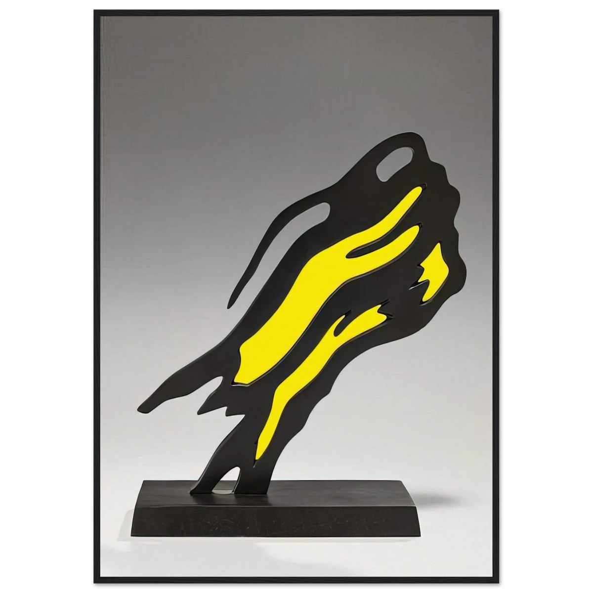 WEISMAN AWARD YELLOW BRUSHSTROKE 1991 Framed Poster | Roy Lichtenstein Framed Prints Wall Art | Roy Lichtenstein Shop