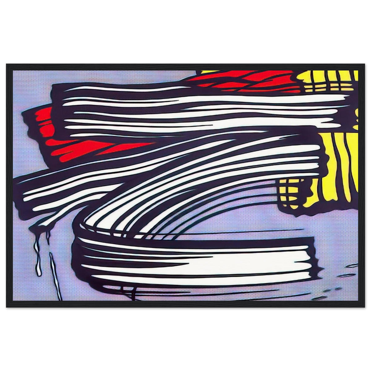 LITTLE BIG PAINTING 1965 Framed Poster | Roy Lichtenstein Framed Prints Wall Art | Roy Lichtenstein Shop