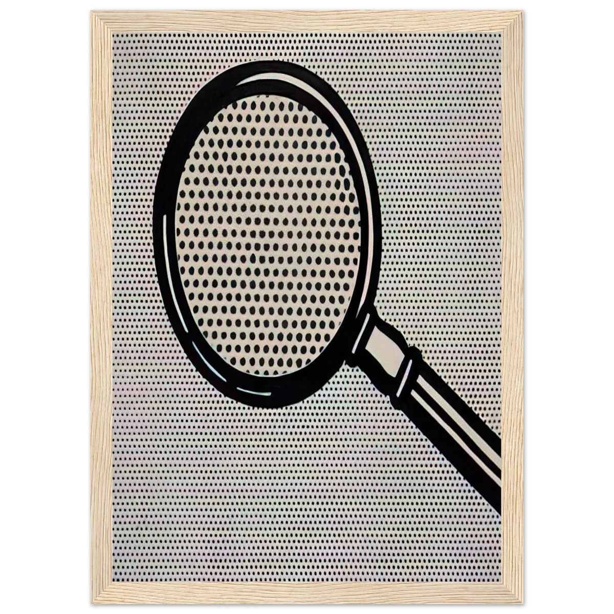 MAGNIFYING GLASS 1963 Framed Poster | Roy Lichtenstein Framed Prints Wall Art | Roy Lichtenstein Shop