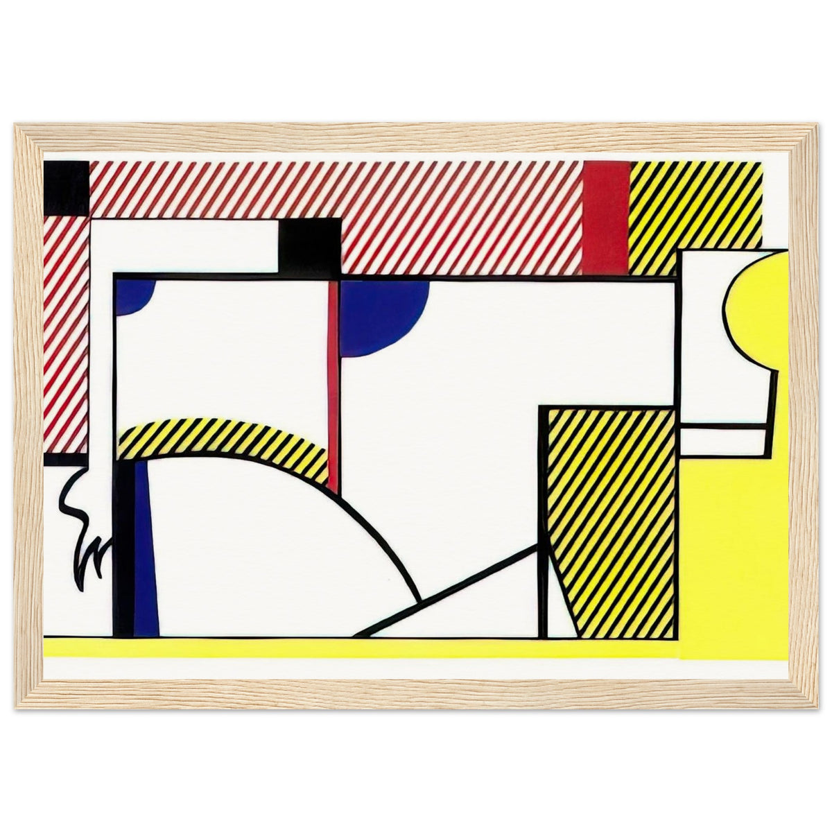 BULL VI 1973 Framed Poster | Roy Lichtenstein Framed Prints Wall Art | Roy Lichtenstein Shop