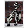 BRUSHSTROKE 1996 Framed Poster | Roy Lichtenstein Framed Prints Wall Art | Roy Lichtenstein Shop
