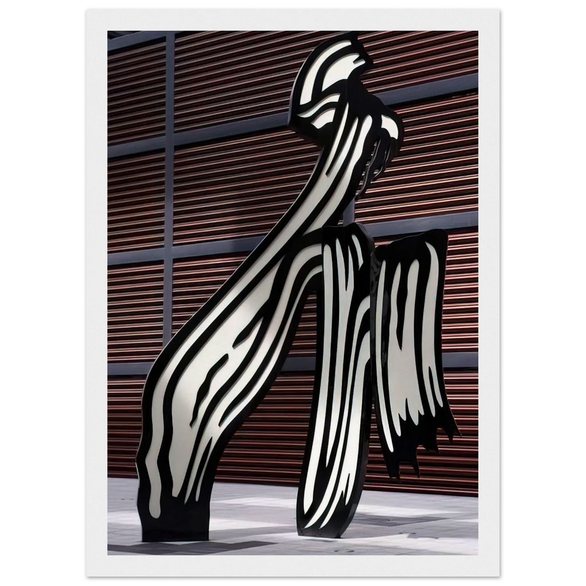 BRUSHSTROKE 1996 Framed Poster | Roy Lichtenstein Framed Prints Wall Art | Roy Lichtenstein Shop