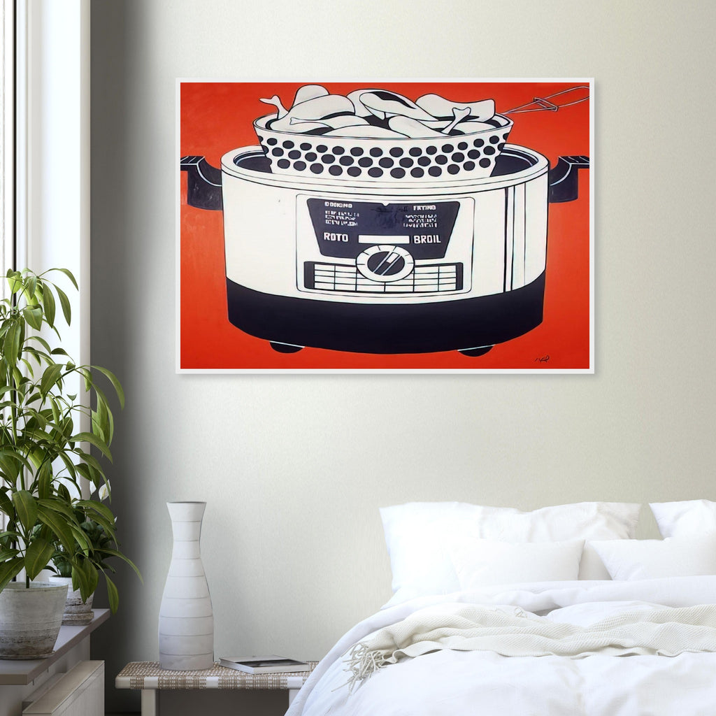 ROTO BROIL 1961 Framed Poster | Roy Lichtenstein Framed Prints Wall Art | Roy Lichtenstein Shop