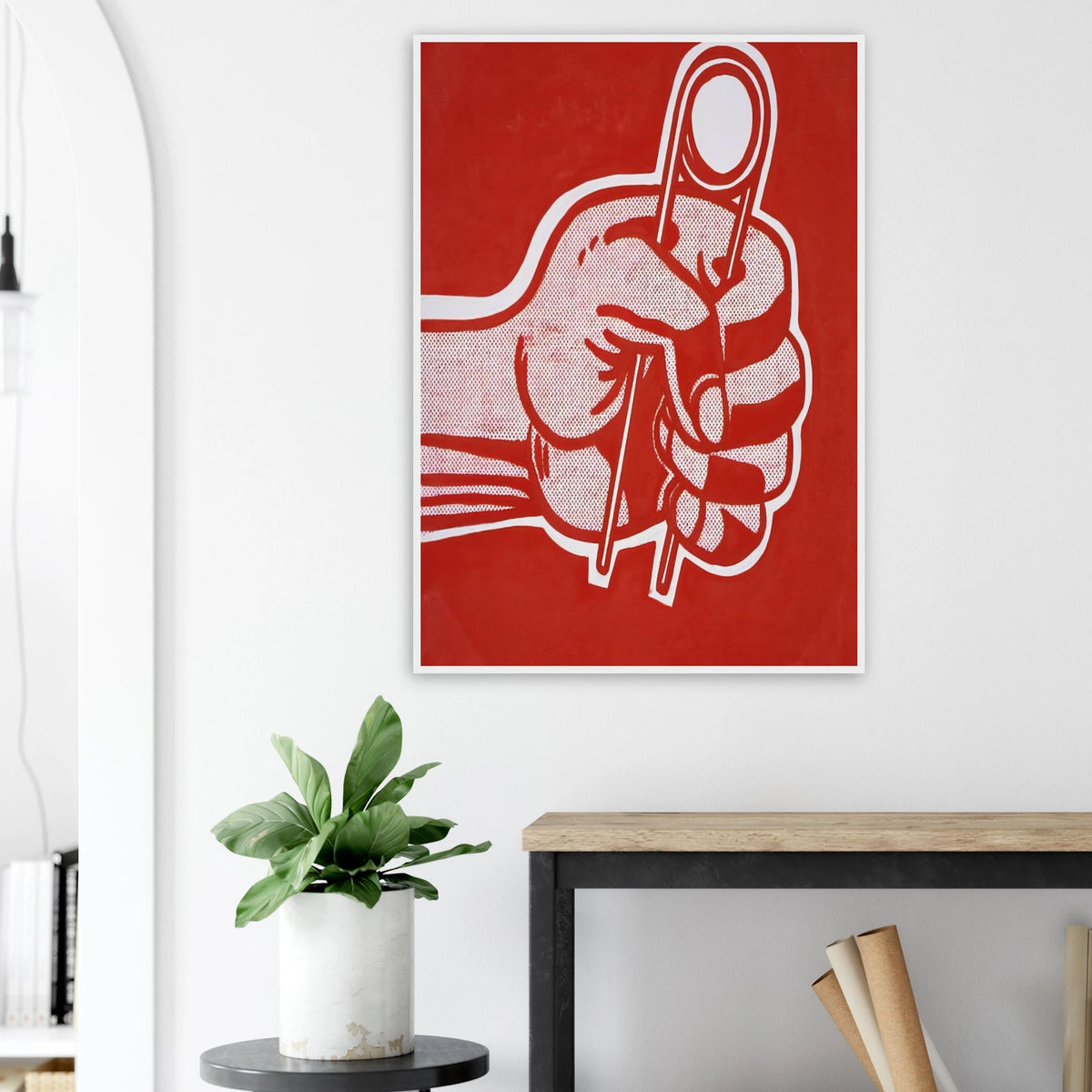 THE GRIP 1962 Framed Poster | Roy Lichtenstein Framed Prints Wall Art | Roy Lichtenstein Shop