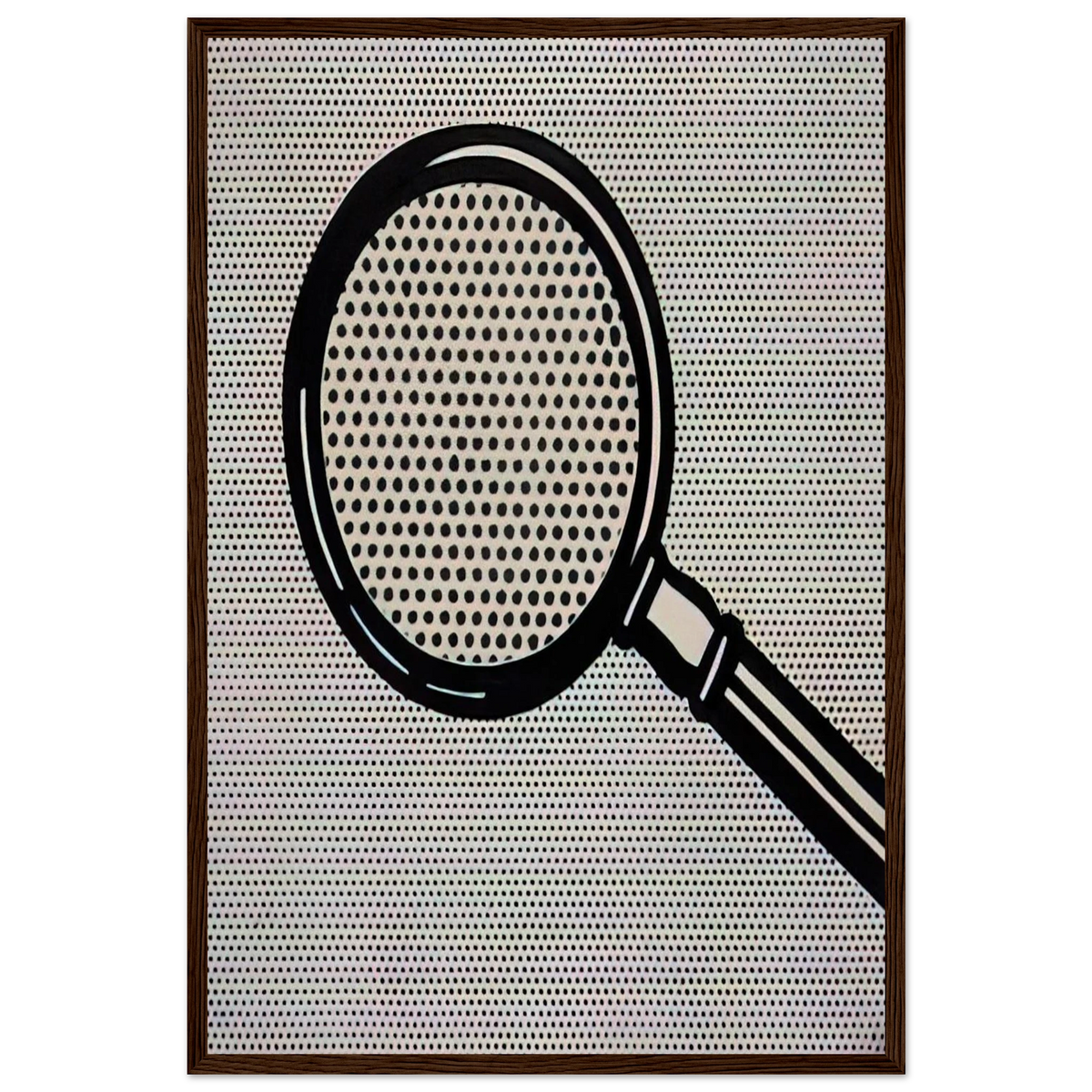 MAGNIFYING GLASS 1963 Framed Poster | Roy Lichtenstein Framed Prints Wall Art | Roy Lichtenstein Shop