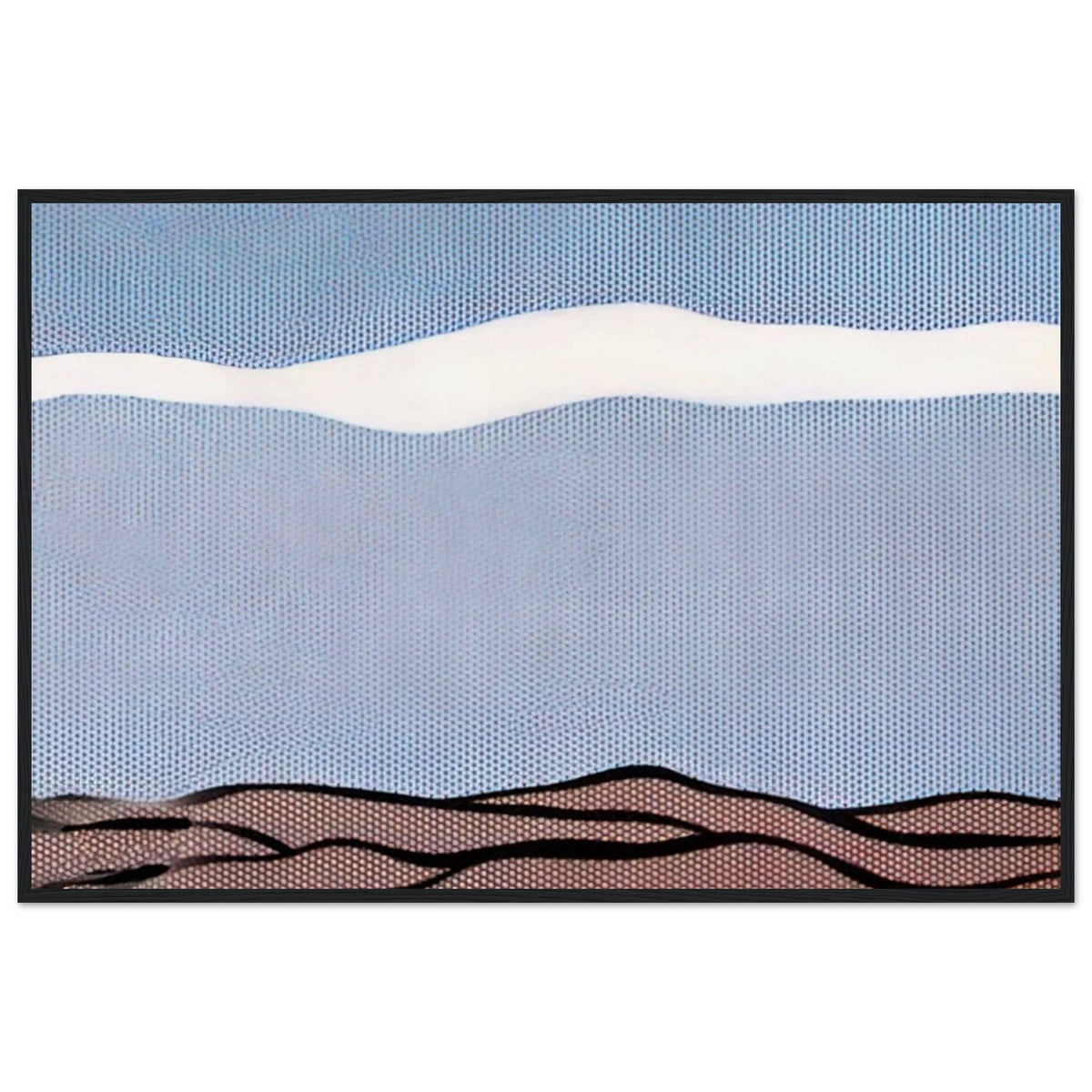 LANDSCAPE 1964 Framed Poster | Roy Lichtenstein Framed Prints Wall Art | Roy Lichtenstein Shop