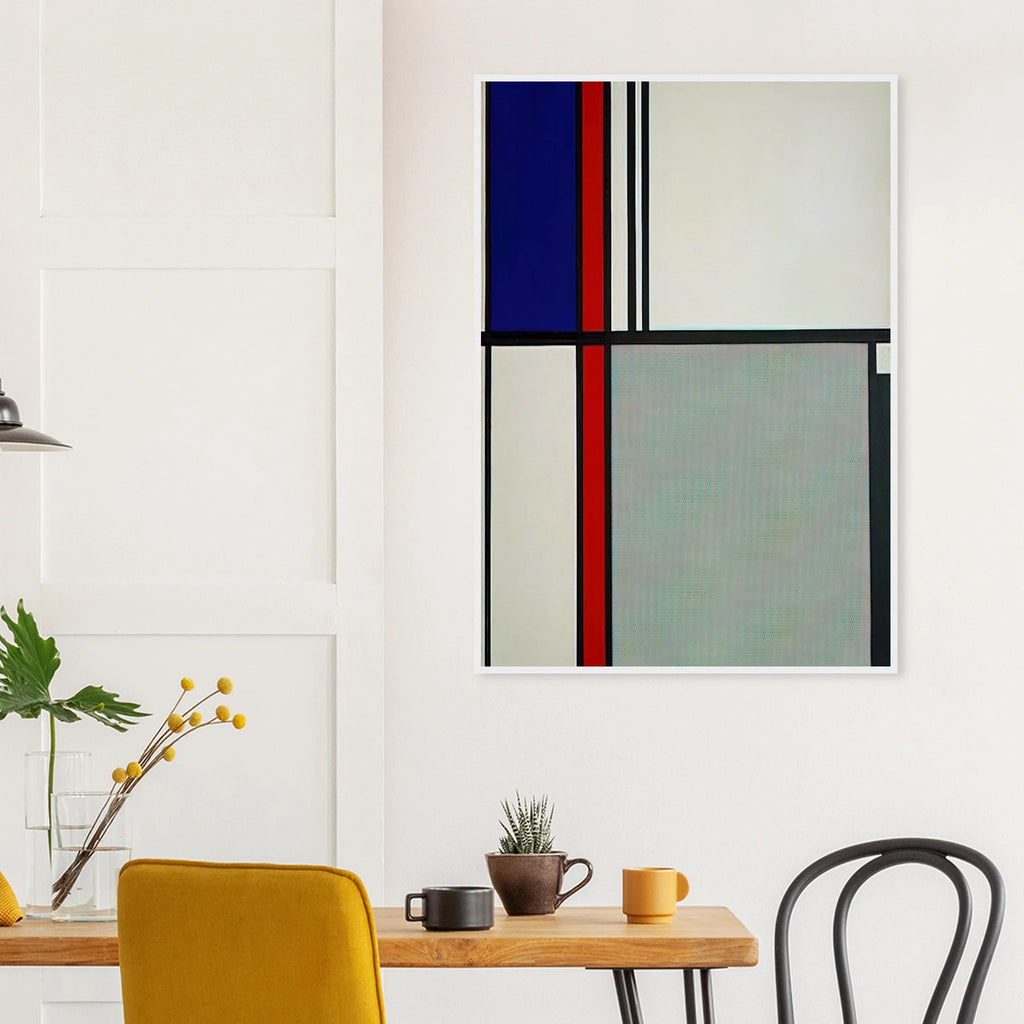 NONOBJECTIVE II 1964 Framed Poster | Roy Lichtenstein Framed Prints Wall Art | Roy Lichtenstein Shop