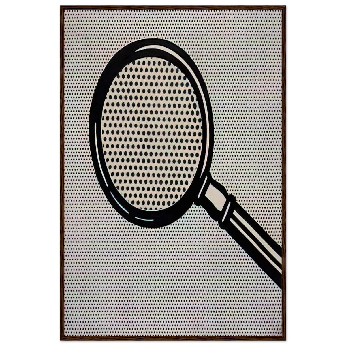 MAGNIFYING GLASS 1963 Framed Poster | Roy Lichtenstein Framed Prints Wall Art | Roy Lichtenstein Shop