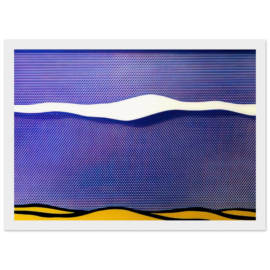 ARCTIC LANDSCAPE 1964 Framed Poster | Roy Lichtenstein Framed Prints Wall Art | Roy Lichtenstein Shop