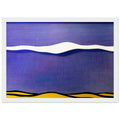 ARCTIC LANDSCAPE 1964 Framed Poster | Roy Lichtenstein Framed Prints Wall Art | Roy Lichtenstein Shop