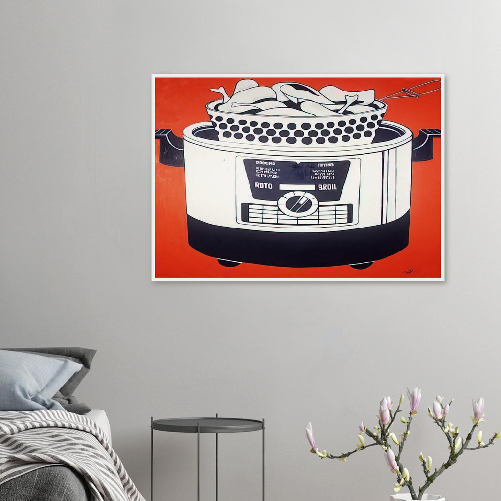 ROTO BROIL 1961 Framed Poster | Roy Lichtenstein Framed Prints Wall Art | Roy Lichtenstein Shop