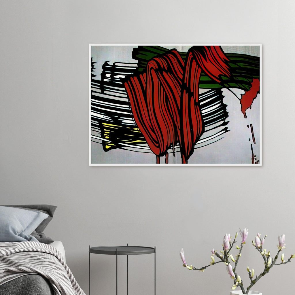 BIG PAINTING NO 6 1965 1 Framed Poster | Roy Lichtenstein Framed Prints Wall Art | Roy Lichtenstein Shop