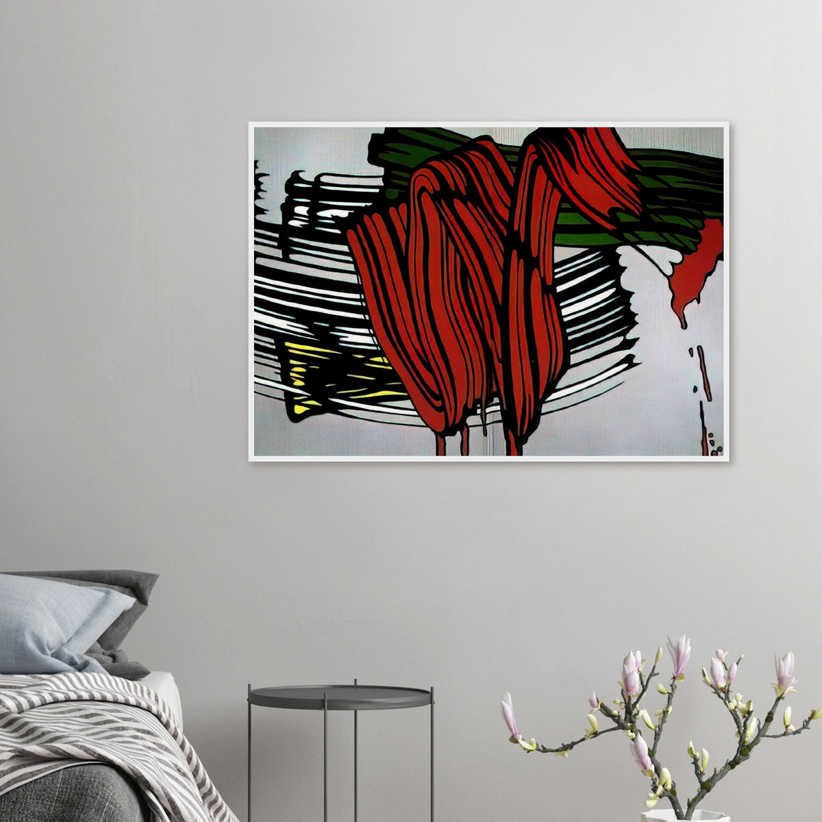 BIG PAINTING NO 6 1965 1 Framed Poster | Roy Lichtenstein Framed Prints Wall Art | Roy Lichtenstein Shop