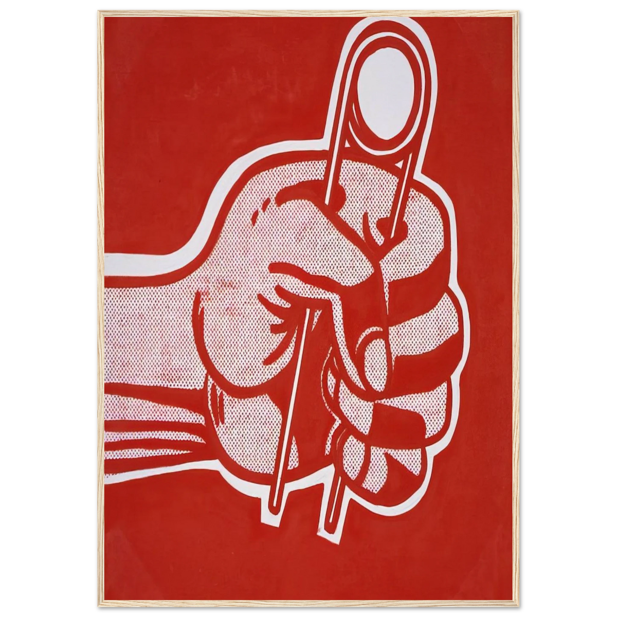 THE GRIP 1962 Framed Poster | Roy Lichtenstein Framed Prints Wall Art | Roy Lichtenstein Shop