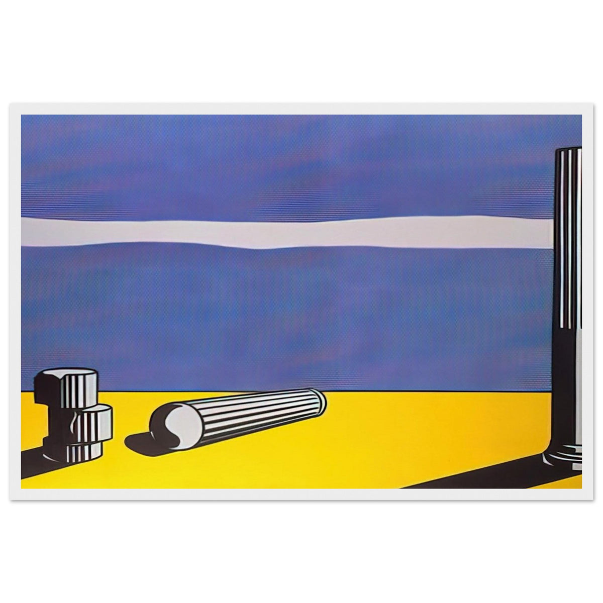 RUINS 1965 Framed Poster | Roy Lichtenstein Framed Prints Wall Art | Roy Lichtenstein Shop