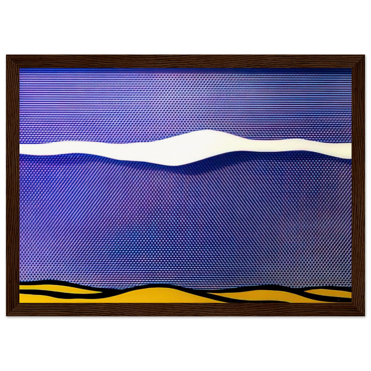 ARCTIC LANDSCAPE 1964 Framed Poster | Roy Lichtenstein Framed Prints Wall Art | Roy Lichtenstein Shop