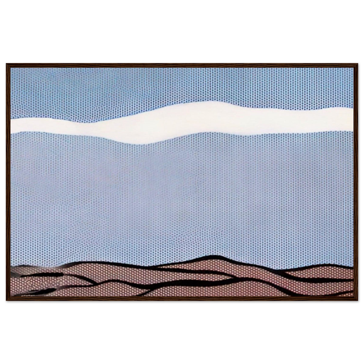 LANDSCAPE 1964 Framed Poster | Roy Lichtenstein Framed Prints Wall Art | Roy Lichtenstein Shop
