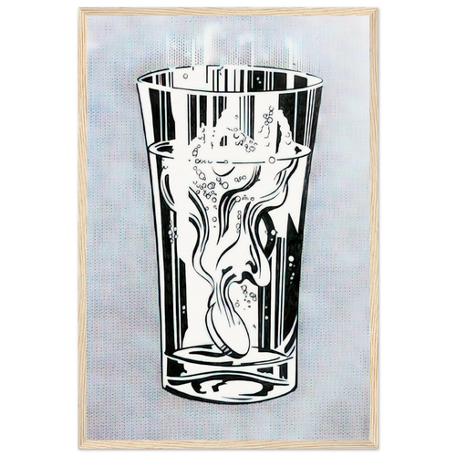 ALKA SELTZER 1966 Framed Poster | Roy Lichtenstein Framed Prints Wall Art | Roy Lichtenstein Shop