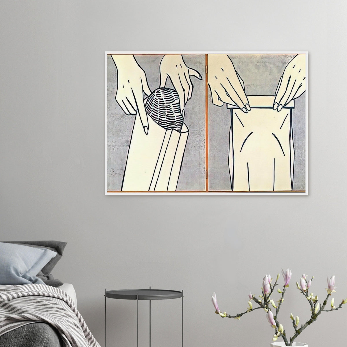 BREAD IN BAG 1961 Framed Poster | Roy Lichtenstein Framed Prints Wall Art | Roy Lichtenstein Shop