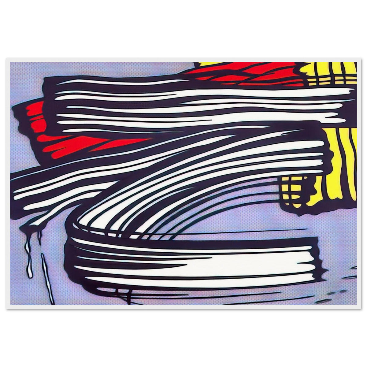 LITTLE BIG PAINTING 1965 Framed Poster | Roy Lichtenstein Framed Prints Wall Art | Roy Lichtenstein Shop