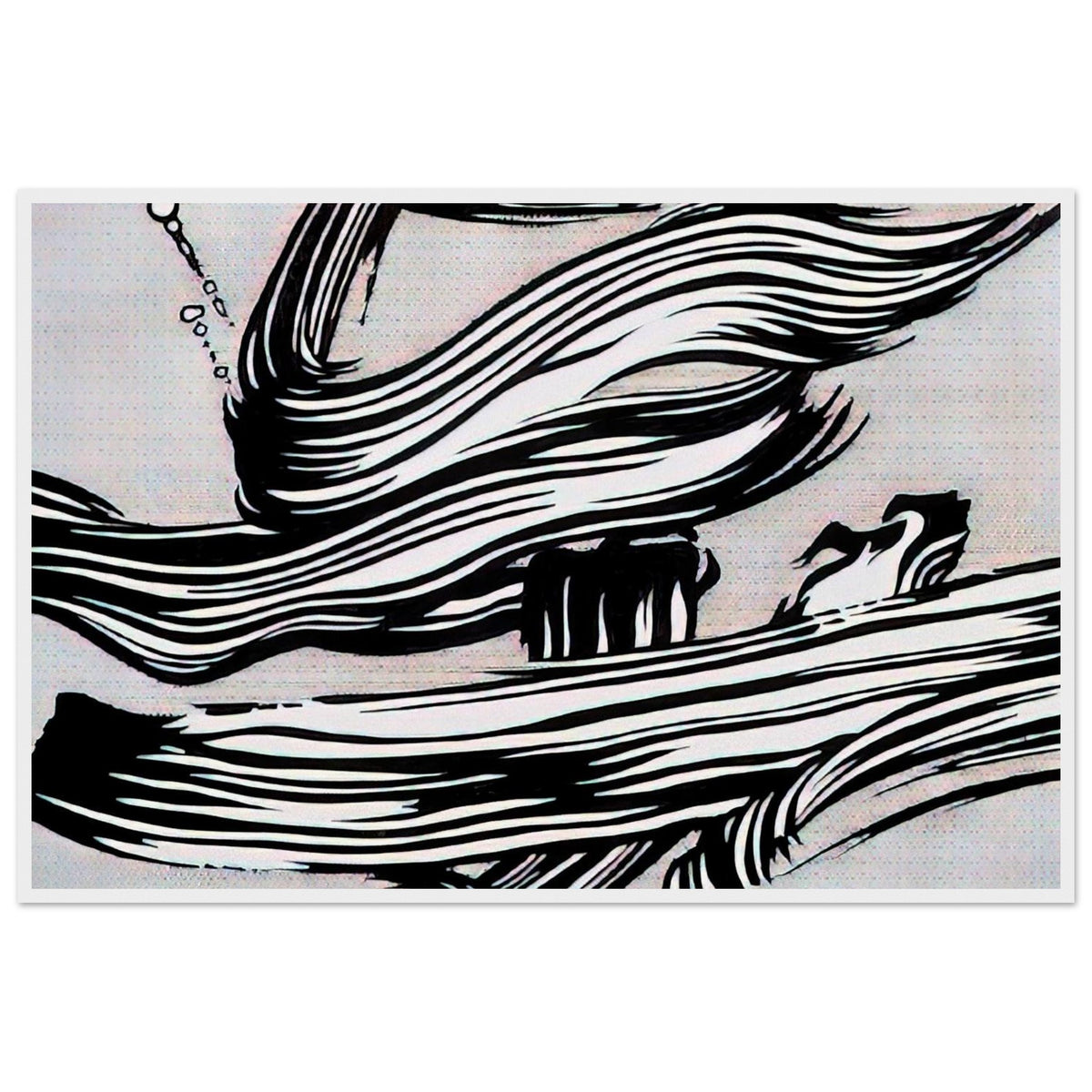 BRUSHSTROKES 1968 Framed Poster | Roy Lichtenstein Framed Prints Wall Art | Roy Lichtenstein Shop