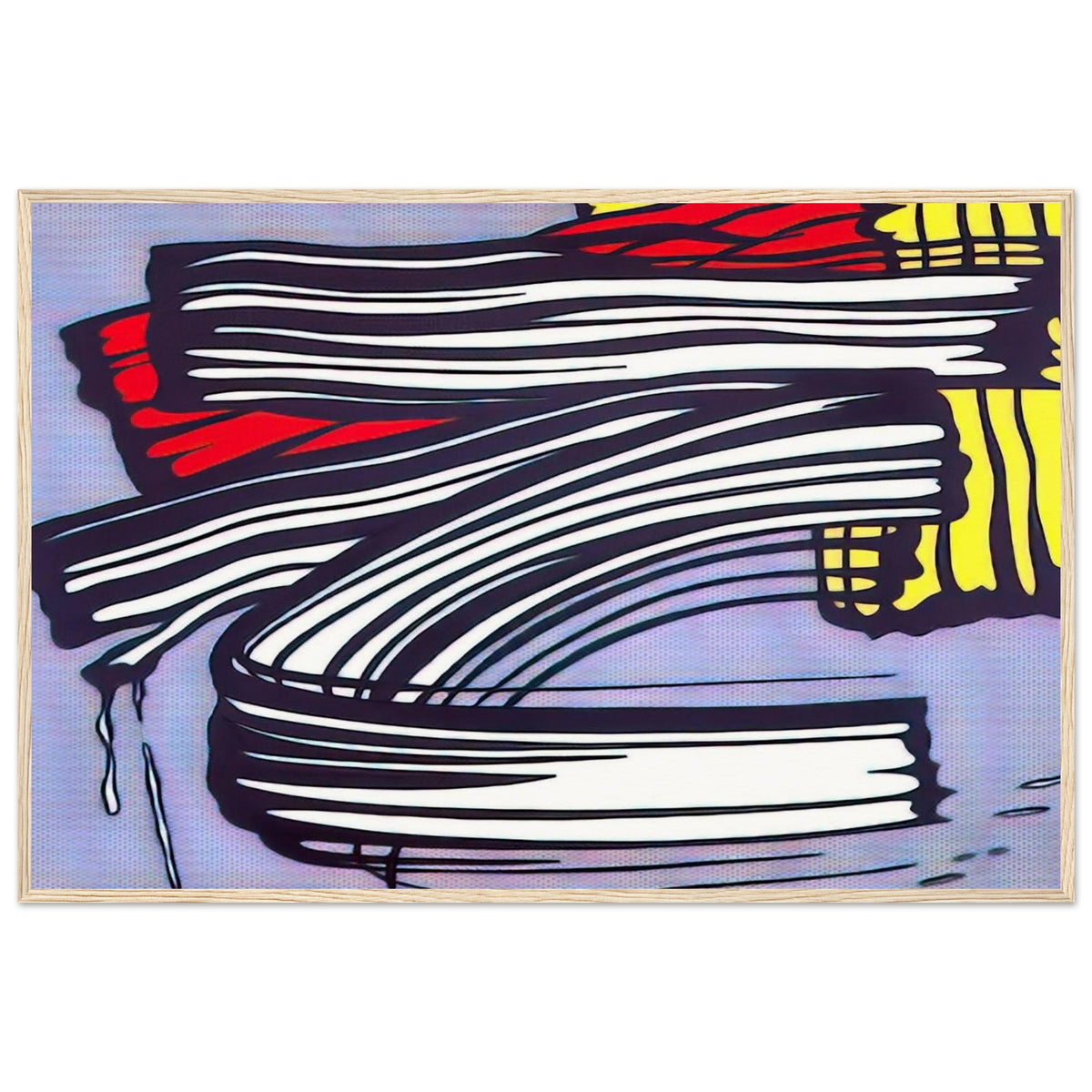 LITTLE BIG PAINTING 1965 Framed Poster | Roy Lichtenstein Framed Prints Wall Art | Roy Lichtenstein Shop