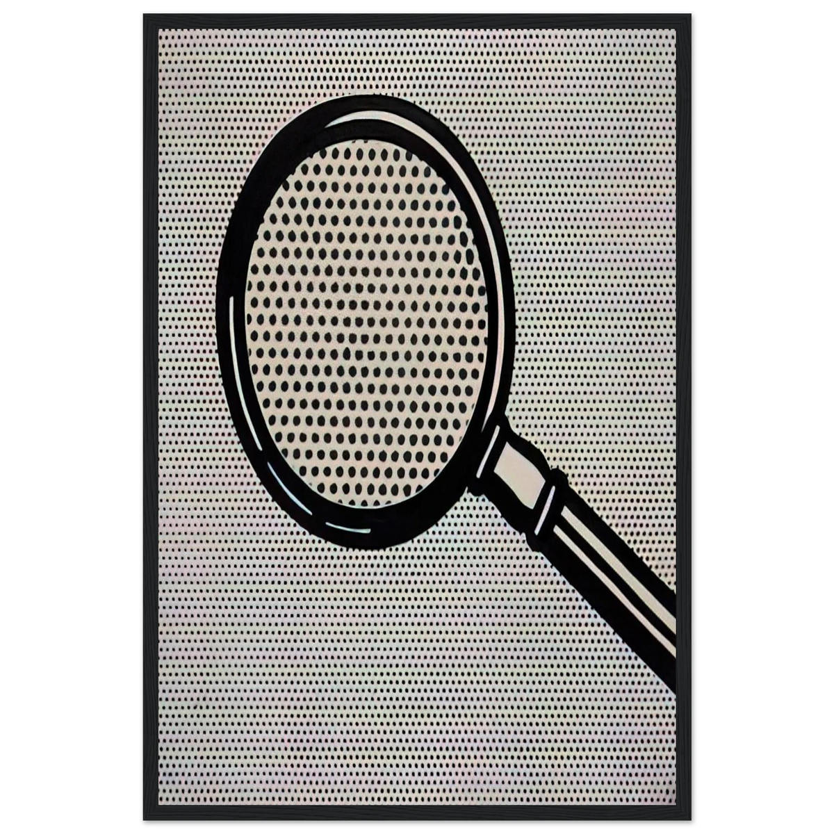 MAGNIFYING GLASS 1963 Framed Poster | Roy Lichtenstein Framed Prints Wall Art | Roy Lichtenstein Shop