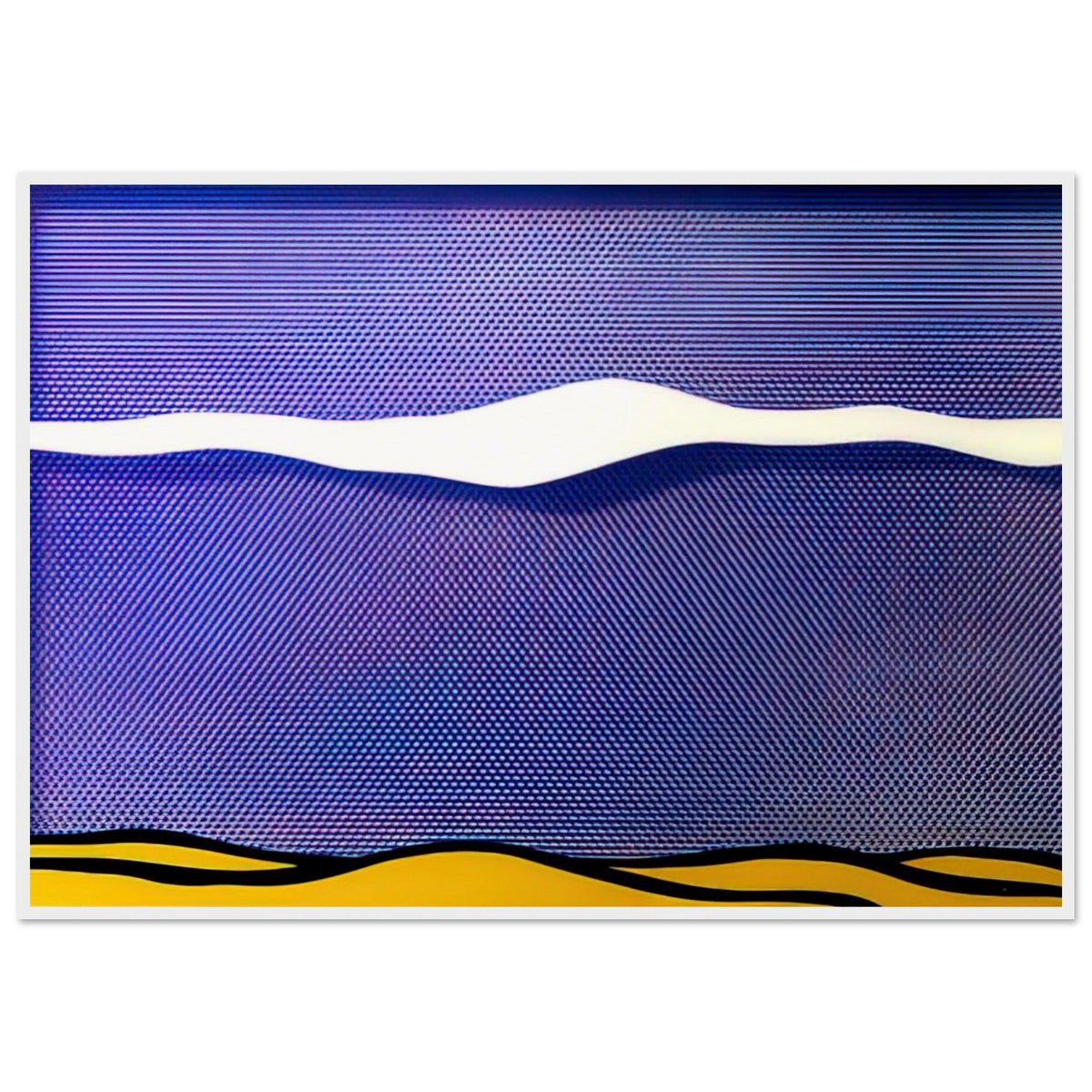 ARCTIC LANDSCAPE 1964 Framed Poster | Roy Lichtenstein Framed Prints Wall Art | Roy Lichtenstein Shop