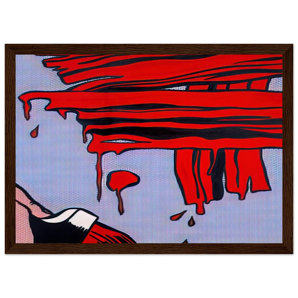 BRUSHSTROKES 1965 Framed Poster | Roy Lichtenstein Framed Prints Wall Art | Roy Lichtenstein Shop