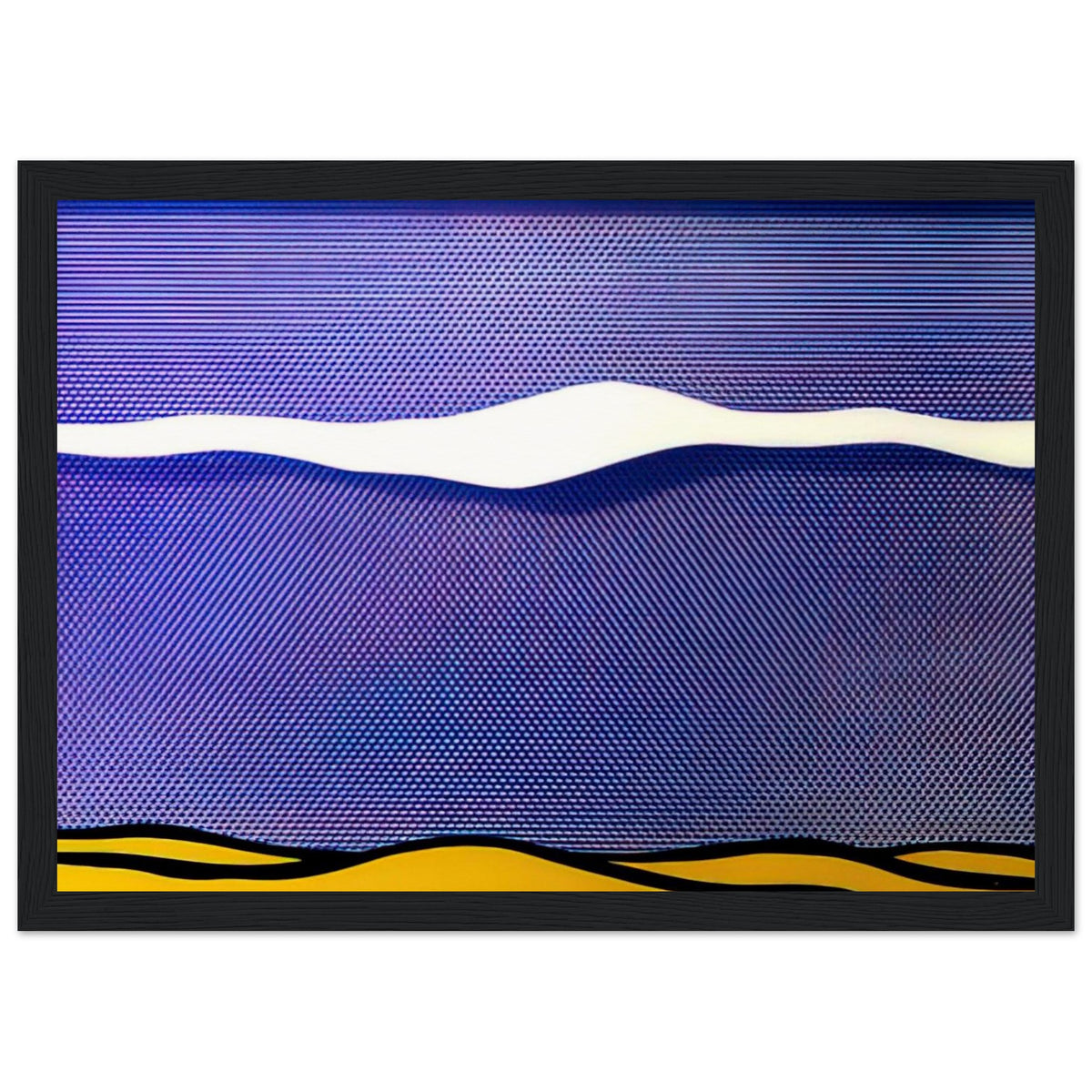 ARCTIC LANDSCAPE 1964 Framed Poster | Roy Lichtenstein Framed Prints Wall Art | Roy Lichtenstein Shop
