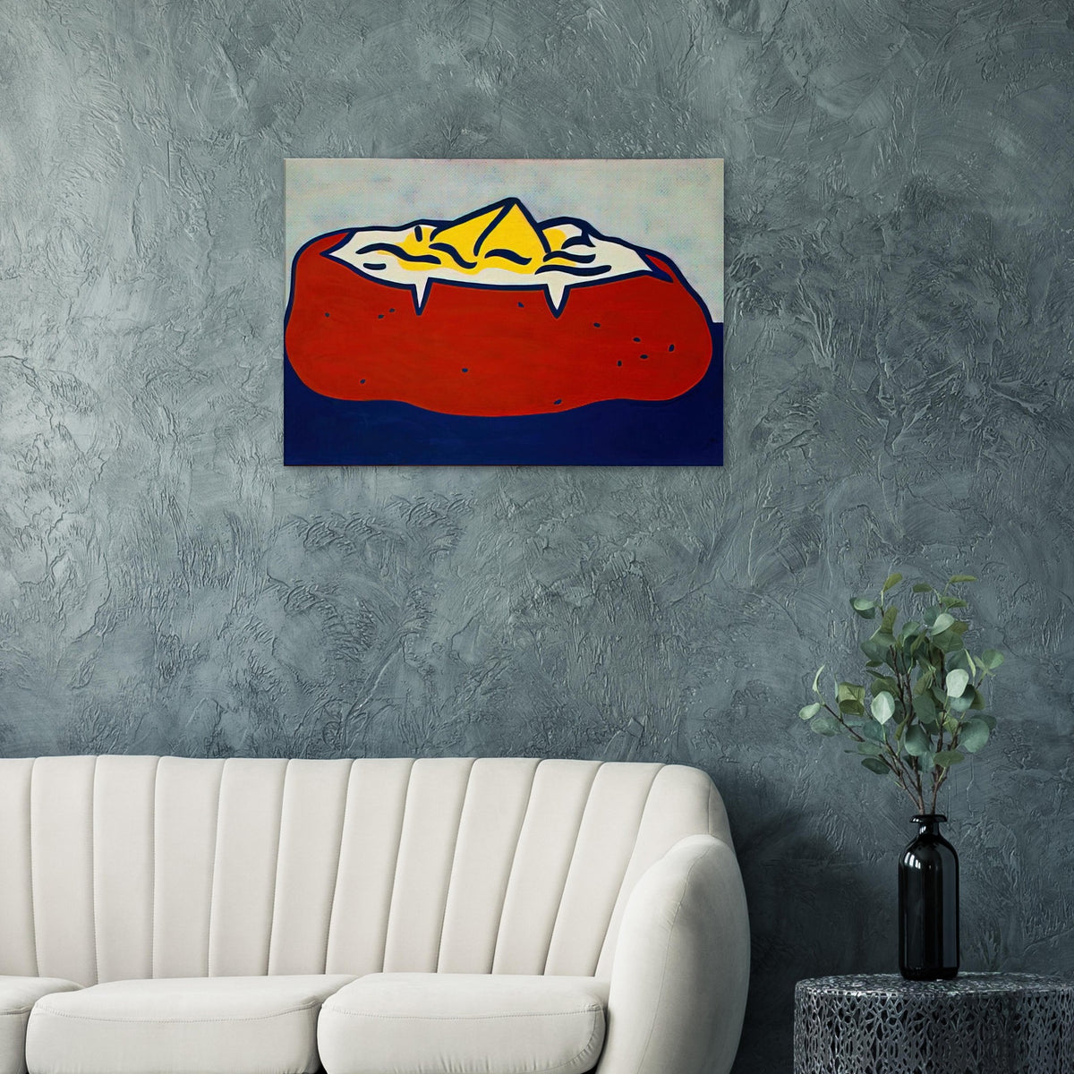 BAKED POTATO 1962 Canvas | Roy Lichtenstein Canvas | Roy Lichtenstein Shop