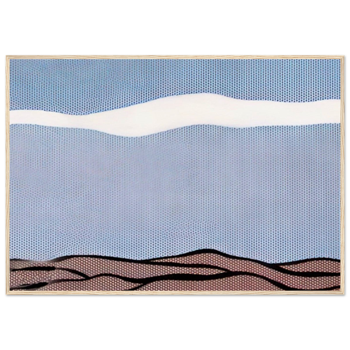 LANDSCAPE 1964 Framed Poster | Roy Lichtenstein Framed Prints Wall Art | Roy Lichtenstein Shop