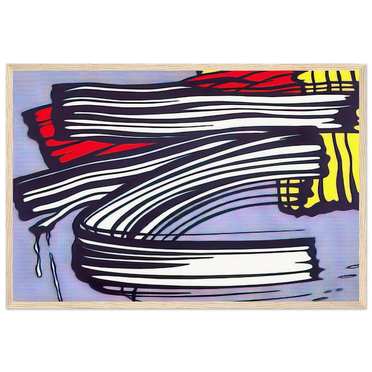 LITTLE BIG PAINTING 1965 Framed Poster | Roy Lichtenstein Framed Prints Wall Art | Roy Lichtenstein Shop
