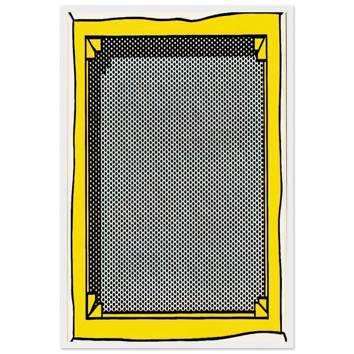 STRETCHER FRAME Framed Poster | Roy Lichtenstein Framed Prints Wall Art | Roy Lichtenstein Shop