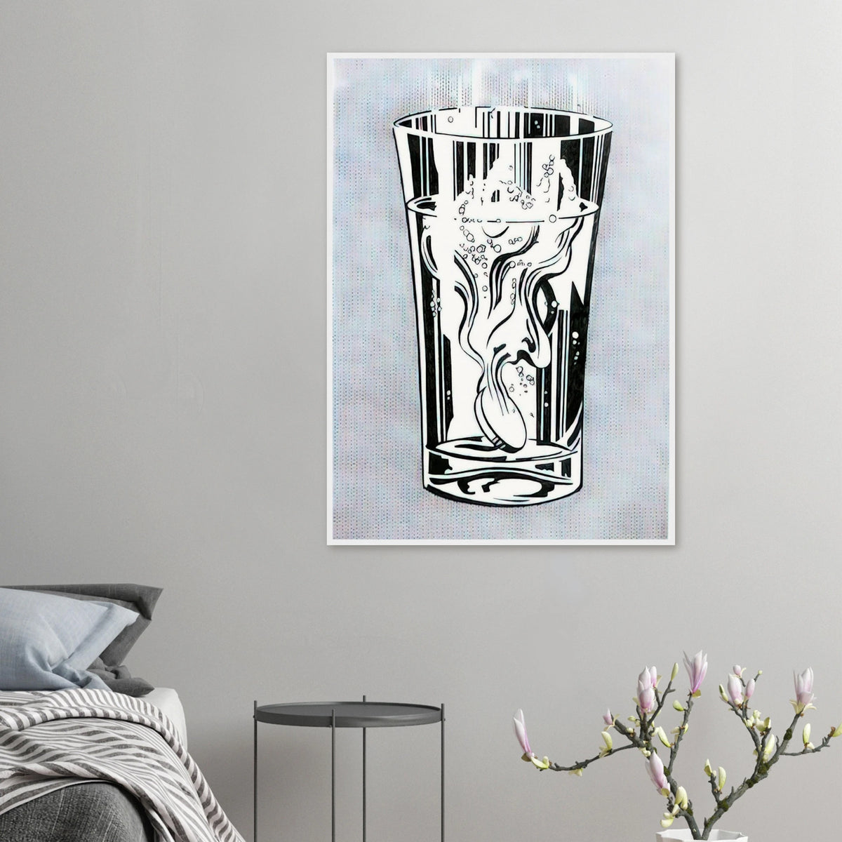 ALKA SELTZER 1966 Framed Poster | Roy Lichtenstein Framed Prints Wall Art | Roy Lichtenstein Shop