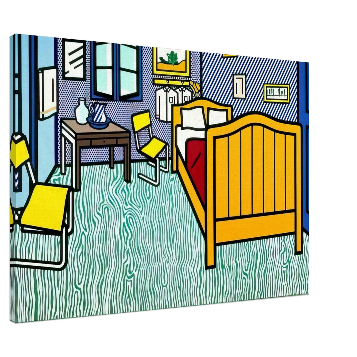 BEDROOM AT ARLES 1992 Canvas | Roy Lichtenstein Canvas | Roy Lichtenstein Shop