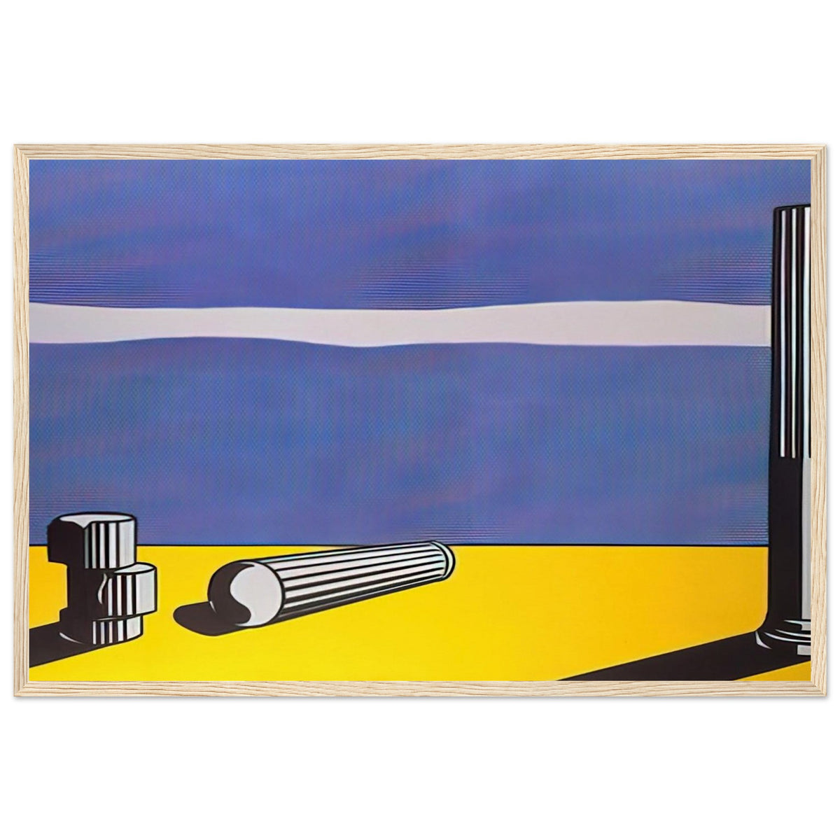 RUINS 1965 Framed Poster | Roy Lichtenstein Framed Prints Wall Art | Roy Lichtenstein Shop