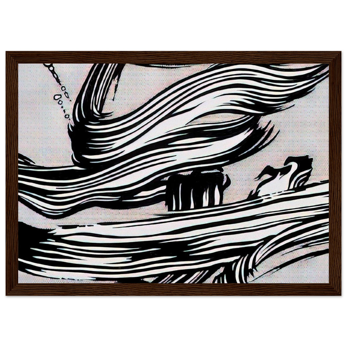 BRUSHSTROKES 1968 Framed Poster | Roy Lichtenstein Framed Prints Wall Art | Roy Lichtenstein Shop